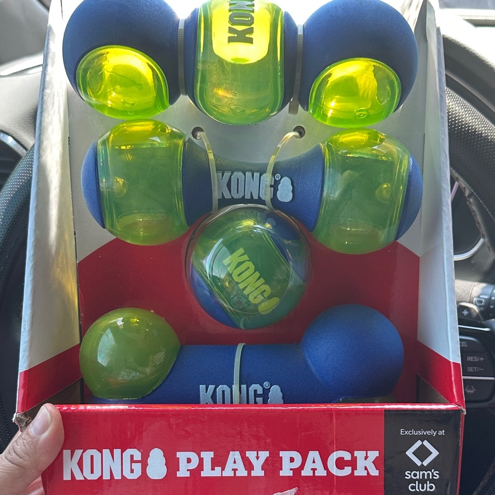 KONG Play Pack - Blue and Yellow